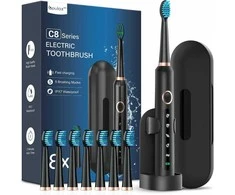 Coulax Pro Coulax Sonic elektrinis dantų šepetėlis, juodas