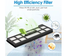 COWINORY HEPA filtrai dulkių siurbliui-robotui EUFY X10 Pro Omni, 6 vnt., X10 Pro Omni