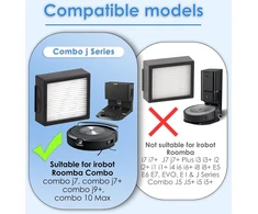 COWINORY HEPA filtrai iRobot Roomba Combo j7, j7+, j9+ ir 10 Max robotams, 7 vnt.