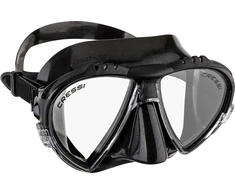 Cressi nardymo rinkinys su kauke, vamzdeliu ir plaukmenimis, juodas, PRO STAR, MATRIX, GAMMA