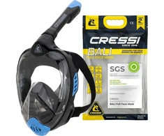 Cressi pilno veido nardymo kaukė su sausa vamzdeliu, silikoninė, Bali XDT085055