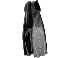 Cressi Pluma nardymo plaukmenys su polipropileno mentele, dydis 39/40, juoda/sidabrinė