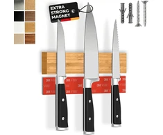 Cucino magnetinė bambukinė peilių juosta 25 cm be gręžimo Messerleiste_Parent