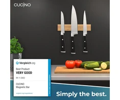 Cucino magnetinė bambukinė peilių juosta 25 cm be gręžimo Messerleiste_Parent