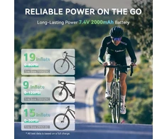 CYCPLUS elektrinė dviračio pompa 120 PSI, 2000 mAh, automatinis sustabdymas, A3 Mini