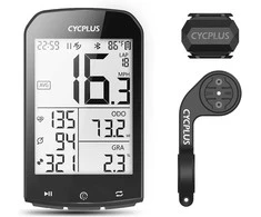 CYCPLUS GPS dviratininko kompiuteris su LCD ekranu 2,9", vandeniui atsparus, ANT+ ryšys, modelis M1+Z1+C3