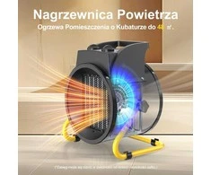 DAHTEC elektrinis ventiliatorinis šildytuvas 5000 W, keraminis, reguliuojamas kampas, BGP1506-05
