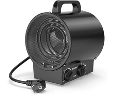 DAHTEC nešiojamas elektrinis šildytuvas 3000 W su termostatu ir apsauga nuo perkaitimo BGP1308-03