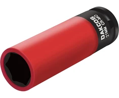 DAKCOS smūginė galvutė ratų veržlėms 21 mm, 1/2 col., 85 mm KSS21