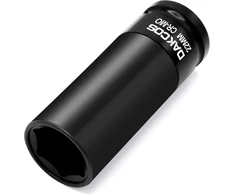 DAKCOS smūginė galvutė ratų veržlėms 22 mm, 1/2 col., 85 mm KSS22