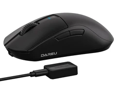 DAREU belaidė optinė žaidimų pelė 4 kHz, 26 000 DPI, 55 g A950 PRO-BK