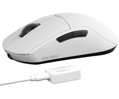 DAREU belaidė žaidimų pelė 4 kHz, 26000 DPI, 55 g A950 PRO-WH