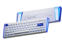DAREU žaidimų klaviatūra COOL68-BW, 68 klavišai, magnetiniai jungikliai, 8000 Hz