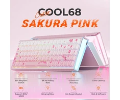 DAREU žaidimų klaviatūra su Hall Effect jungikliais, 68 klavišų, 8000 Hz, COOL68-SP
