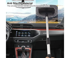 DAWRIS teleskopinis automobilio langų valymo šepetys su mikropluoštu, 27–45 cm, autowaschbürste 001