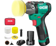 DCA akumuliatorinė automobilio poliravimo mašinėlė 12 V, 75 mm, 230 W, ADSP75(EK-EU01)