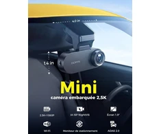 DDPAI automobilinė vaizdo kamera N2 Dual, priekinė ir galinė, 2,5K/1080p, Wi-Fi