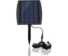 Decdeal saulės fontano pompa su 200 l/val srautu ir 9 V įtampa, BSV-SP025 modelis