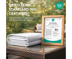 Deconovo lauko užuolaidos 132 × 214 cm, 2 vnt., pilkai perlinės, neperšlampamos, užtemdantis poliesteris