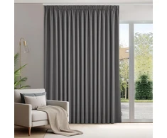 Deconovo šviesiai pilka užtemdanti užuolaida, 280 × 175 cm, poliesteris, termiškai izoliuota, 1 vnt.