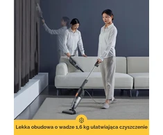 Deerma laidinis dulkių siurblys 2 viename 600 W, 15 kPa, HEPA filtras DEM-DX115C