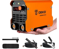 DEKO MMA inverterinė suvirinimo staklė 140 A, 220 V, nešiojama, reguliuojama, DKEMMAX140C1