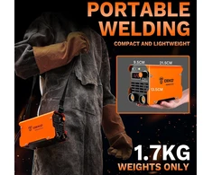DEKO suvirinimo aparatas MMA 120 A, inverterinis, 220 V, nešiojamas, DKEMMAX120C1
