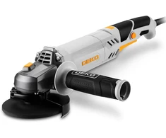 DEKOPRO kampinis šlifuoklis 125 mm 900 W, elektrinis, 12 000 aps./min, ilga rankena DKPGAGA090C4