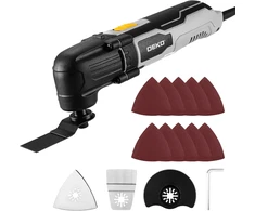 DEKOPRO osciliacinis daugiafunkcis įrankis 300 W, 3000–22000 rpm, su kintamu greičiu, DKPOMT0001