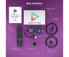DekoTV DVB-T2 TV ryšio imtuvas mini dekoderis HEVC H.265 HDMI jungtis