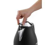 De'Longhi elektrinis virdulys 1,7 l, nerūdijančio plieno korpusas, 2400 W, juodas, KBOV2001.BK