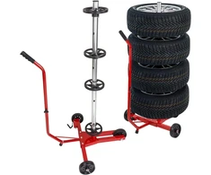 DEMA mobilus automobilių padangų ir ratlankių stovas iki 240 mm, 100 kg, 918173-20447