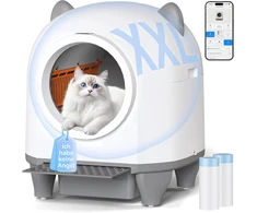 Devoko automatinė savaime išsivalanti kačių kraiko dėžė XXL 90 l MW-0769A-0808-MSP-2