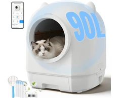 Devoko automatinė savaime išsivalanti kačių kraiko dėžė XXL 90 l MW-1251-DE