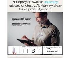 Diktofonas Plaud NotePin S AI balso įrašymo dyktafonas su lietimui jautriu mygtuku, 64 GB, Bluetooth 5, PN0210
