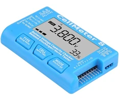 Dilwe akumuliatorių ir servomechanizmų testeris CellMeter 8, LiPo, LiFe, Li-Ion, 2–8S