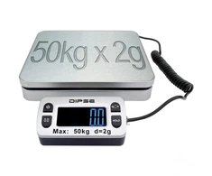 DIPSE siuntinių svarstyklės Parcel Mini iki 50 kg, 2 g tikslumas, DPM50