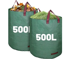 Dntorx sodo atliekų maišai 2 x 500 l, 80 x 100 cm, polipropileniniai
