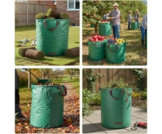 Dntorx sodo atliekų maišai 2 x 500 l, 80 x 100 cm, polipropileniniai