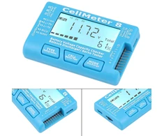 DollaTek akumuliatorių talpos ir įtampos testeris CellMeter 8 LiPo, LiFe, Li-Ion, NiMH, NiCd