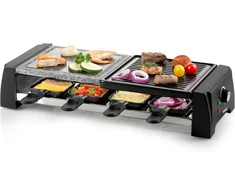 DOMO rakletės grilis su akmens plokšte 1200 W, 8 vietų, DO9190G