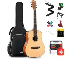 Donner 3/4 Dydžio akustinė gitara pradedantiesiems