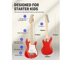 Donner Vaikiškos elektrinės gitaros komplektas