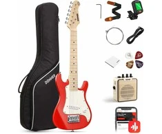 Donner Vaikiškos elektrinės gitaros komplektas