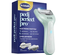 Dr. Scholl's elektrinis pėdų pilnikas Pedi Perfect Pro su 3 galvutėmis ir USB-C