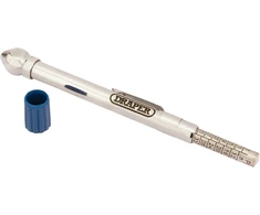 Draper padangų slėgio manometras 6–50 PSI su vožtuvo šerdies išėmikliu 51541