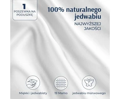 Dreamzie šilkinis pagalvės užvalkalas, 100% morvų šilkas, 19 momme, 40 x 80 cm, perlo spalvos