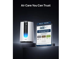 DREO oro valytuvas 338S su HEPA filtru, Wi-Fi valdymu ir PM2.5 jutikliu DR-HAP008S Baltas