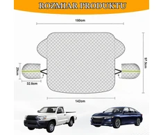 DUBUOZA automobilio priekinio stiklo apsauga nuo sniego ir šalčio 150 × 150 cm XR090