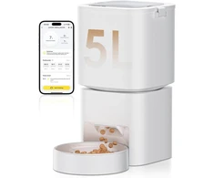 DUDUPET automatinis šėrimo dozatorius naminiams gyvūnams, Wi-Fi, 5 l talpa, programėlės valdymas, ZC-F09